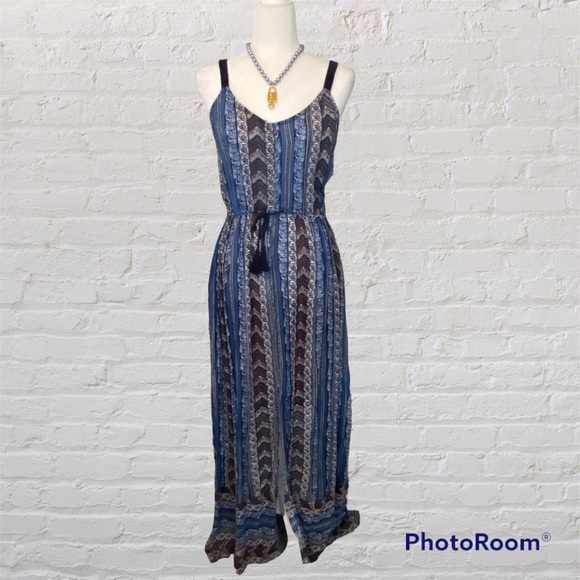 Band of Gypsies Dresses & Skirts - Band of Gypsies Bohemian Blue Maxi Summer Dress